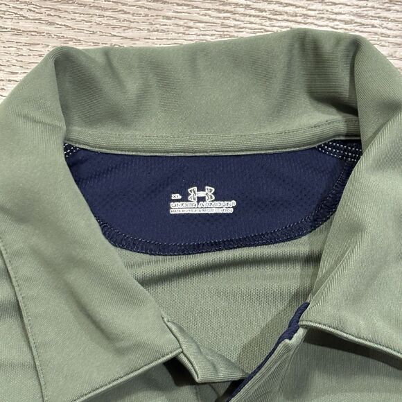 Under Armour Polo Mens XL Green TPC Scottsdale PGA Golf Performance Preppy - Picture 3 of 7